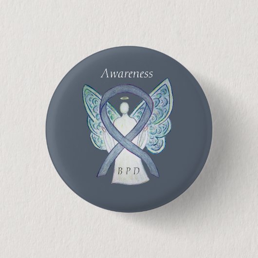 Bordline Personality Disorder (BPD) - lint spelden Ronde Button 3,2 Cm (Voorkant)