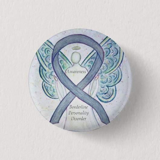 Bordline Personality Disorder (BPD) - lint spelden Ronde Button 3,2 Cm (Voorkant)
