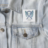 Bordline Personality Disorder (BPD) - lint spelden Vierkante Button 5,1 Cm (In situ)