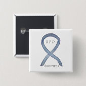Bordline Personality Disorder (BPD) - lint spelden Vierkante Button 5,1 Cm (Voorkant /achterkant)