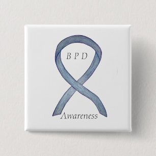 Bordline Personality Disorder (BPD) - lint spelden Vierkante Button 5,1 Cm