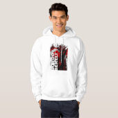 Bordo Bereli Türkische Spezialeinheit Design Hoodie (Voorkant volledig)