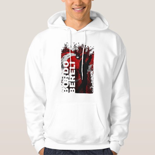 Bordo Bereli Türkische Spezialeinheit Design Hoodie (Voorkant)