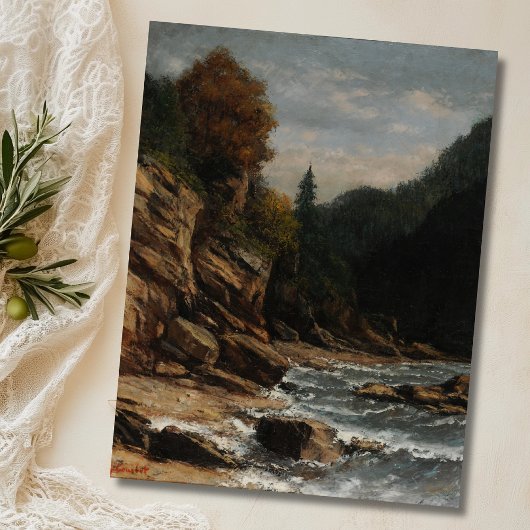 Bords du lac Léman - Gustave Courbet Briefkaart