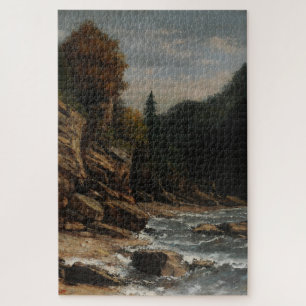 Bords du lac Léman - Gustave Courbet Legpuzzel