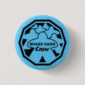 Bordspel Crew Black Lijst Button (Voorkant)