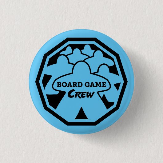 Bordspel Crew Black Lijst Button (Voorkant)