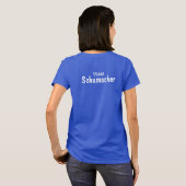 Bordspel Familie 2P2K Wit Frame Dames T-shirt (Achterkant volledig)