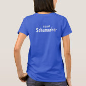 Bordspel Familie 2P2K Wit Frame Dames T-shirt (Achterkant)