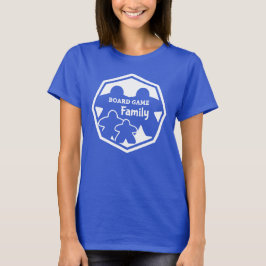 Bordspel Familie 2P2K Wit Frame Dames T-shirt