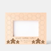 Bordspel Familie Foto Gegraveerde Lijstjes (Voorkant)