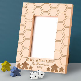 Bordspel Familie Foto Gegraveerde Lijstjes