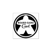 Bordspel Gal Wood Art Stamp Rubberstempel (Afrduk)
