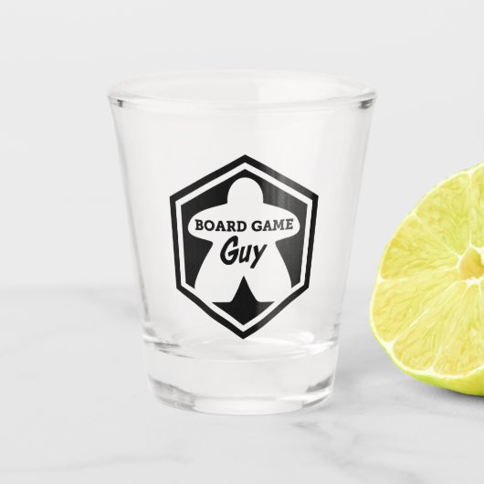 Bordspel Guy Shot Glass Glas (Voorkant)