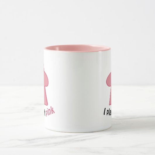 Bordspel Ik speel met roze Meeples Mok (Midden)