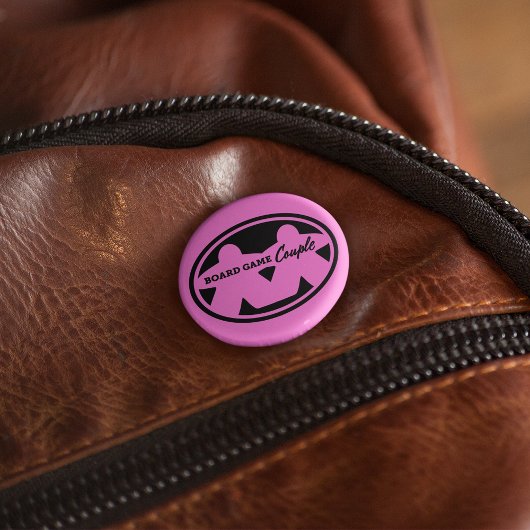 Bordspel Paar Zwart Lijst Button