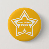 Bordspel Speler Wit Lijst Button (Voorkant)