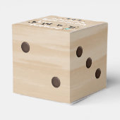 Bordspel Verjaardag Uitnodiging Bedankdoosjes (Achterkant)