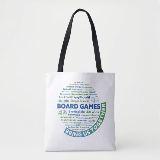 Bordspellen brengen ons samen Tas (Voorkant)