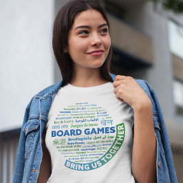 Bordspellen brengen ons samen vrouwen Shirt