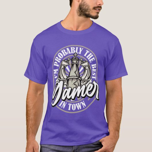 Bordspellen Grappig meisje T-shirt (Voorkant)