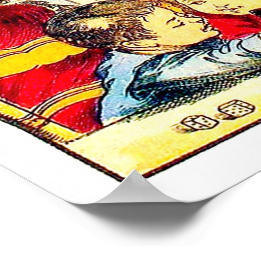  bordspellen - Kunstdruk Poster (Hoek)