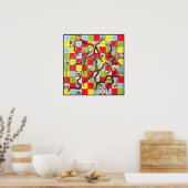  bordspellen - Kunstdruk Poster (Keuken)