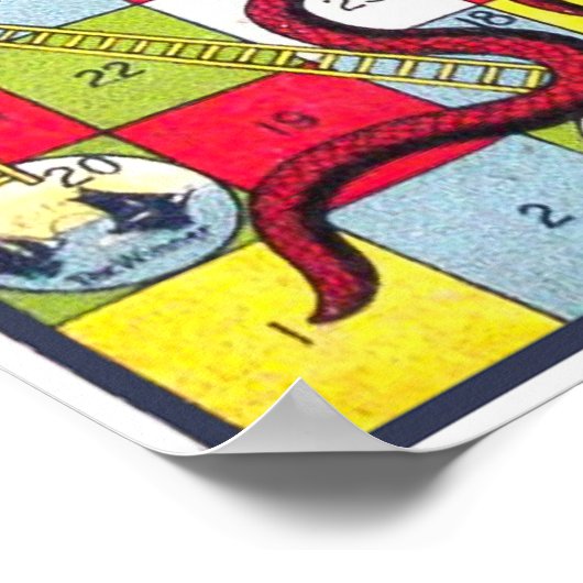  bordspellen - Kunstdruk Poster (Hoek)