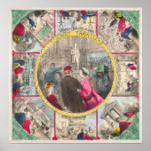  bordspellen - Kunstdruk Poster (Voorkant)