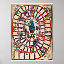  bordspellen - Kunstdruk Poster