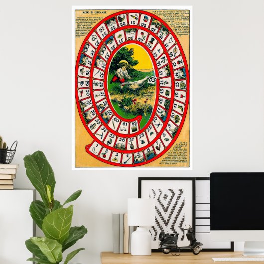  bordspellen - Kunstdruk Poster (Thuiskantoor)