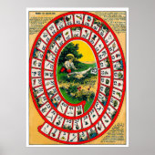  bordspellen - Kunstdruk Poster (Voorkant)