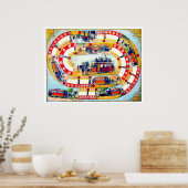  bordspellen - Kunstdruk Poster (Keuken)