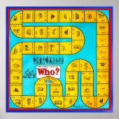  bordspellen - Kunstdruk Poster (Voorkant)