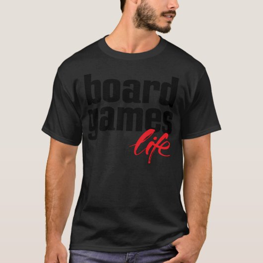 Bordspellen Leven T-shirt (Voorkant)