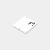 Bordspellen Twee katten spelen schaakwedstrijd Roo Post-it® Notes (Schuin)