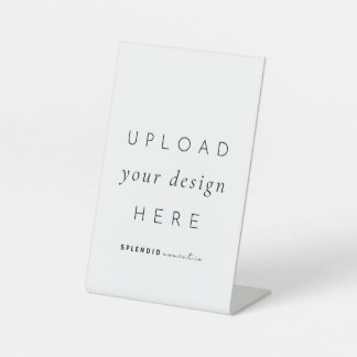 bordstandaard reclamebord met voetstuk
