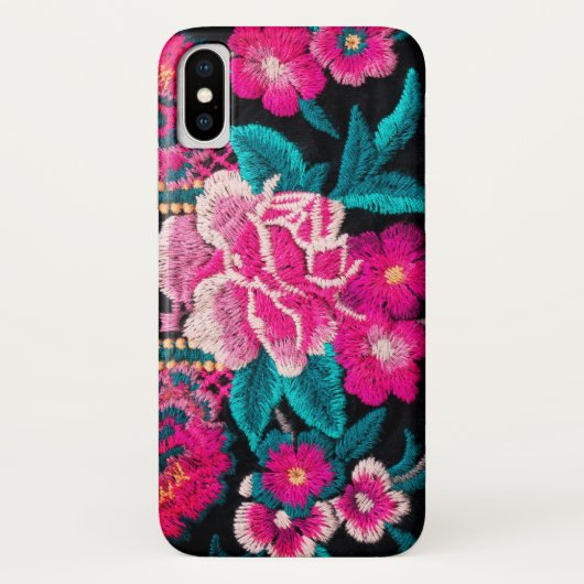 Borduurbloemen Case-Mate iPhone Case (Achterkant)