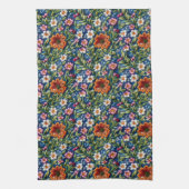 Borduurbloemen Theedoek (Verticaal)
