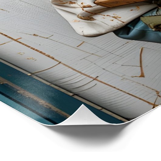 borduurchaosscene perfect poster (Hoek)