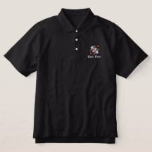 Borduurde basis-poot T-shirt