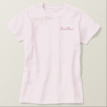 Borduurde bridesmaid Weddenschap Apparel Geborduurd Dames Poloshirt<br><div class="desc">Bridesmaid</div>