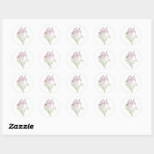 Borduurde Iris-Sticker Ronde Sticker (Vel)