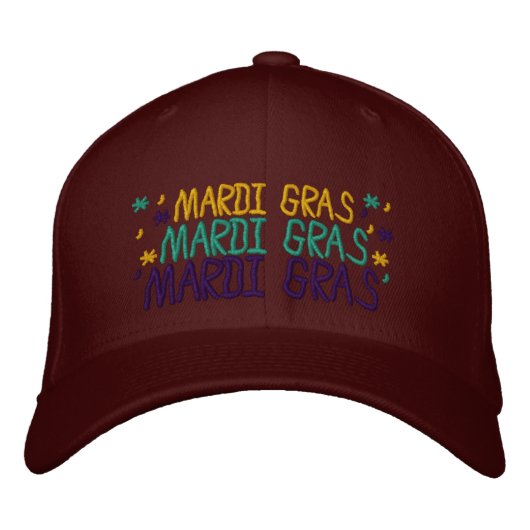 Borduurde Pet Mardi Gras 2015 (Voorkant)