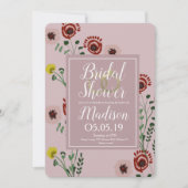 Borduurde Vrijgezellenfeest Folie Kaart (Voorkant)