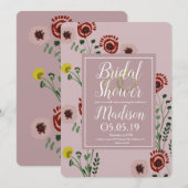 Borduurde Vrijgezellenfeest  Folie Kaart (Voorkant / Achterkant)