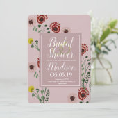 Borduurde Vrijgezellenfeest  Folie Kaart (Staand voorkant)