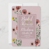 Borduurde Vrijgezellenfeest  Folie Kaart (Voorkant)