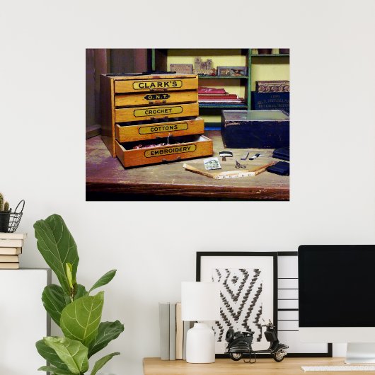 Borduurdraad voor verkoop poster (Thuiskantoor)