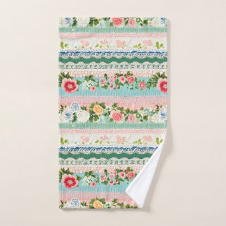  borduurkanteffect bad handdoek